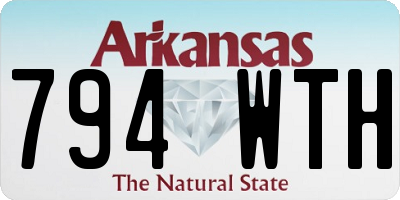 AR license plate 794WTH