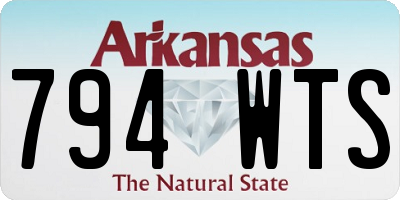 AR license plate 794WTS