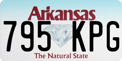 AR license plate 795KPG