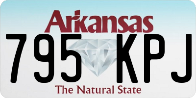 AR license plate 795KPJ