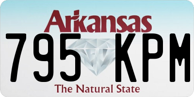 AR license plate 795KPM