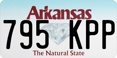 AR license plate 795KPP