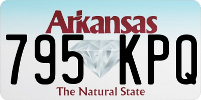 AR license plate 795KPQ