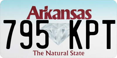 AR license plate 795KPT