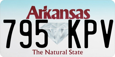 AR license plate 795KPV