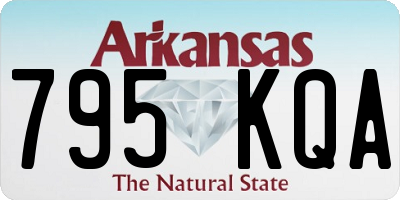 AR license plate 795KQA