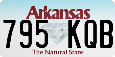 AR license plate 795KQB