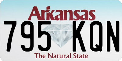 AR license plate 795KQN