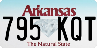 AR license plate 795KQT