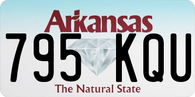 AR license plate 795KQU