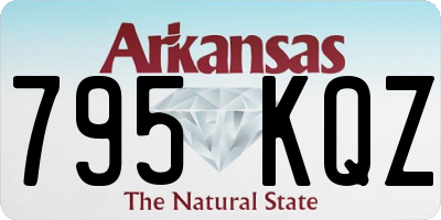 AR license plate 795KQZ