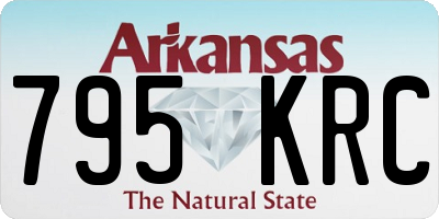 AR license plate 795KRC
