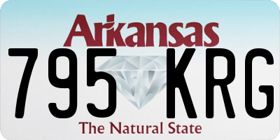 AR license plate 795KRG
