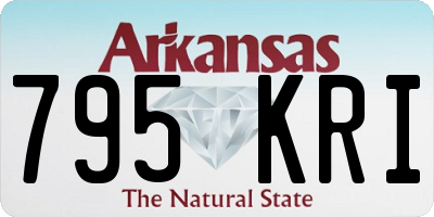 AR license plate 795KRI