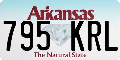 AR license plate 795KRL