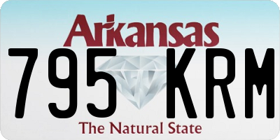 AR license plate 795KRM