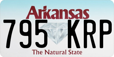 AR license plate 795KRP