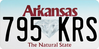 AR license plate 795KRS