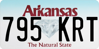 AR license plate 795KRT