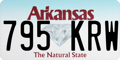 AR license plate 795KRW