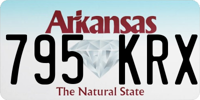 AR license plate 795KRX