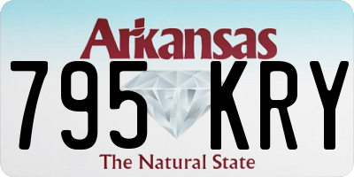 AR license plate 795KRY