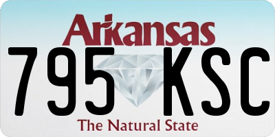 AR license plate 795KSC