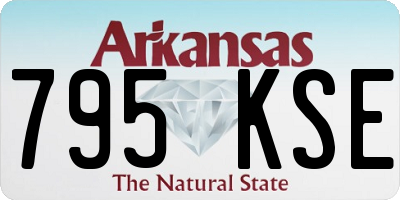 AR license plate 795KSE
