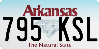 AR license plate 795KSL