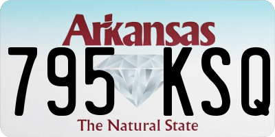 AR license plate 795KSQ