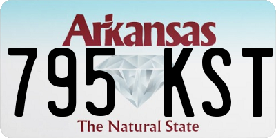 AR license plate 795KST