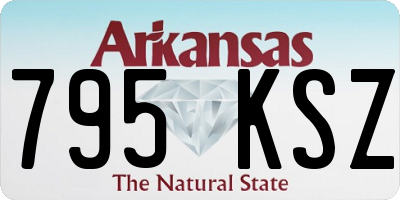 AR license plate 795KSZ
