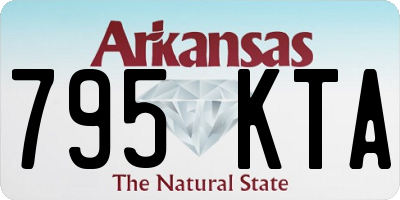 AR license plate 795KTA