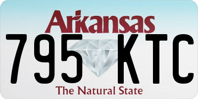 AR license plate 795KTC