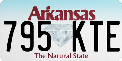 AR license plate 795KTE