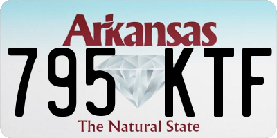 AR license plate 795KTF
