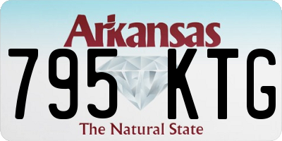 AR license plate 795KTG