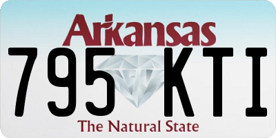 AR license plate 795KTI