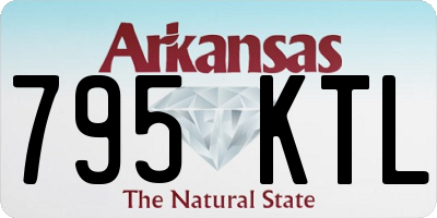AR license plate 795KTL