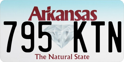 AR license plate 795KTN