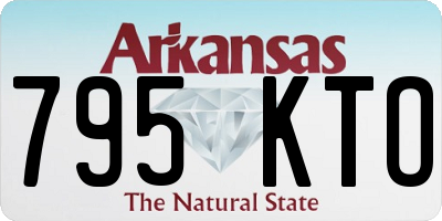 AR license plate 795KTO