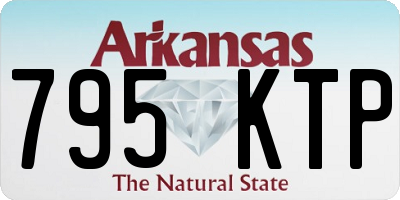 AR license plate 795KTP