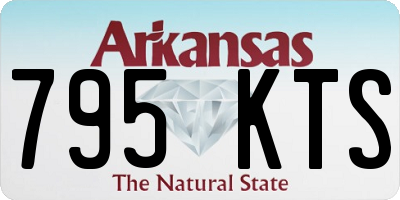 AR license plate 795KTS