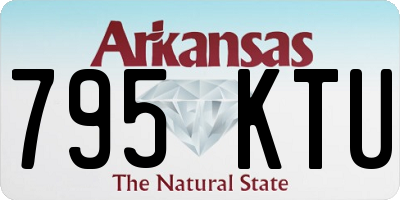 AR license plate 795KTU