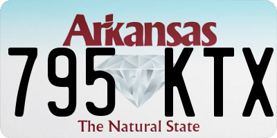 AR license plate 795KTX