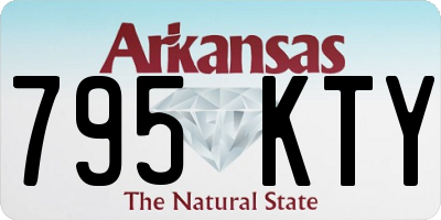 AR license plate 795KTY