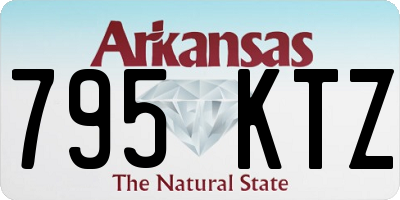 AR license plate 795KTZ