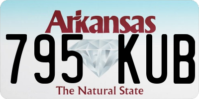 AR license plate 795KUB