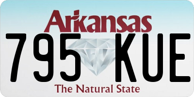 AR license plate 795KUE