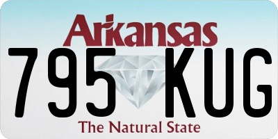 AR license plate 795KUG
